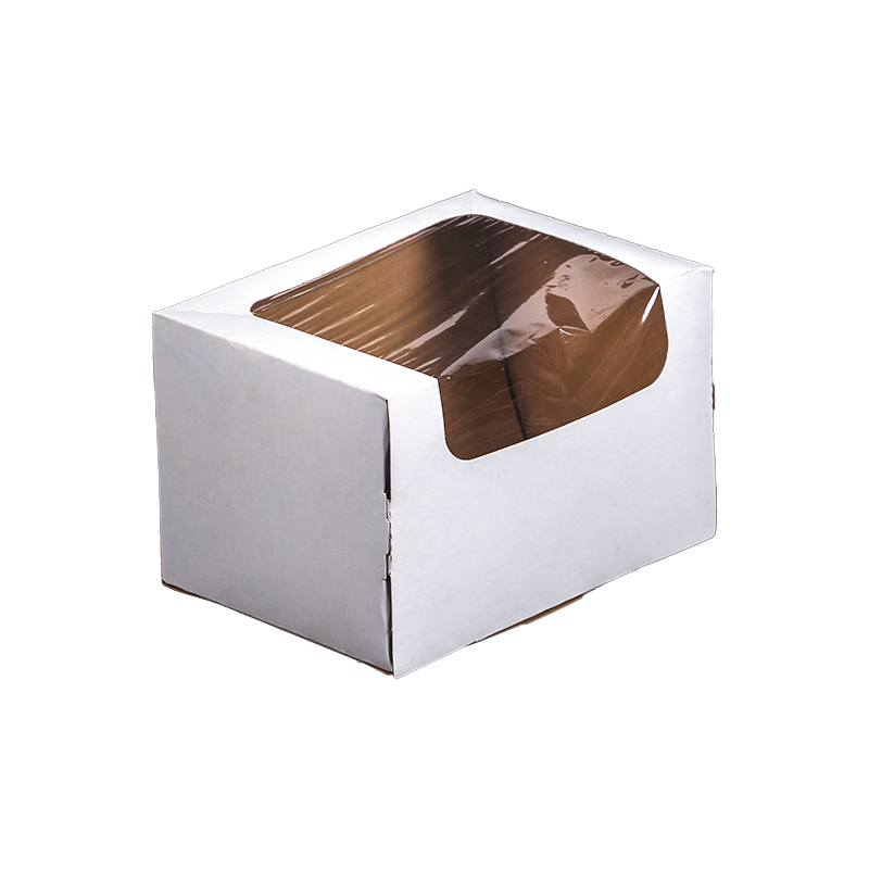 Hộp đựng bánh mì cắt vuông có cửa sổ rộng hơn